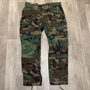 Mens Army Military Camo Cargo Tactical‎ Utility Drawstring Straight Leg Pants